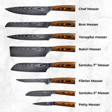 Asiatisches Messerset (8-teilig)